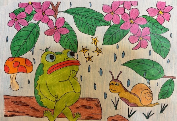 ある日☔