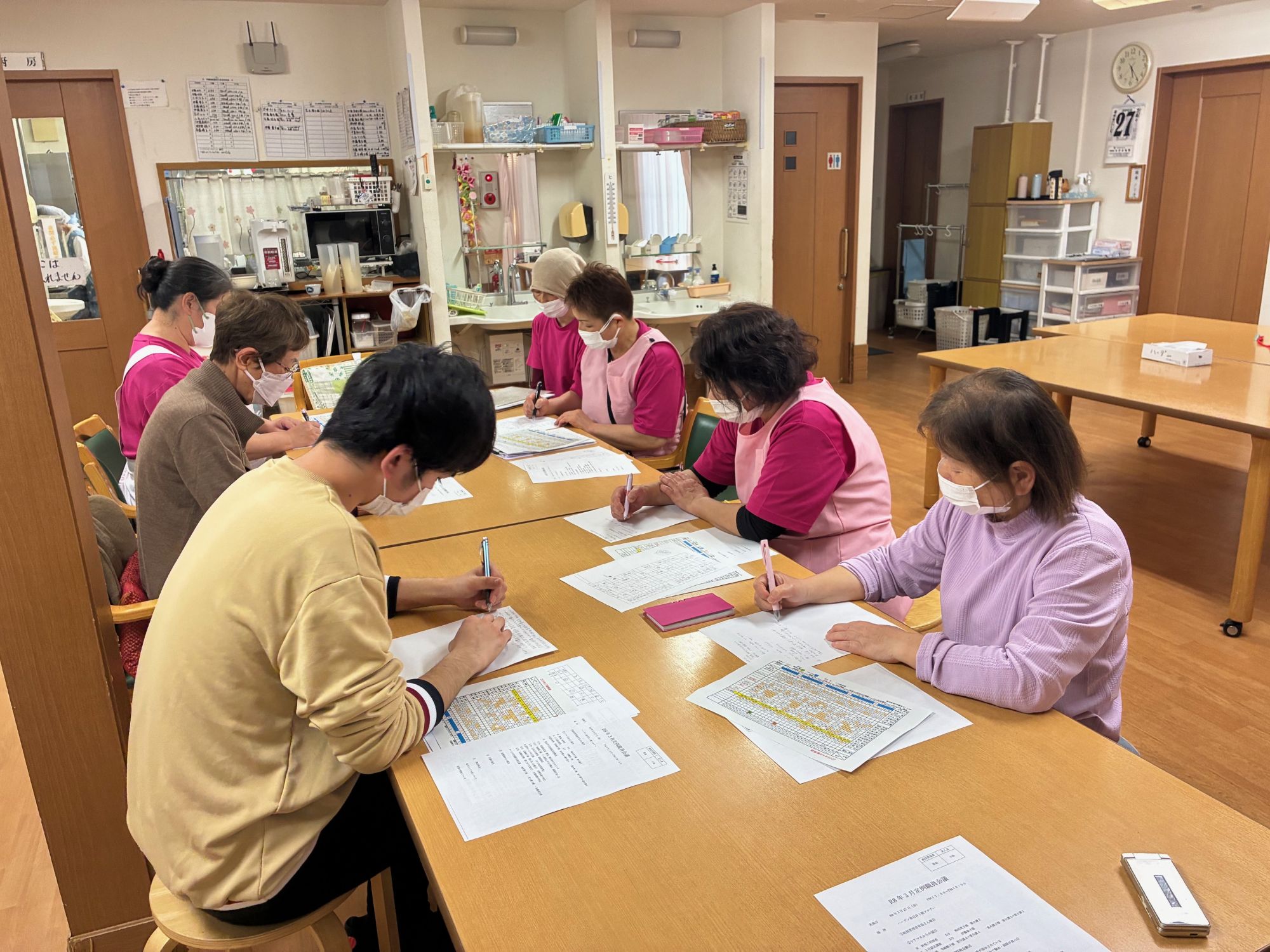 3月　職員会議📝