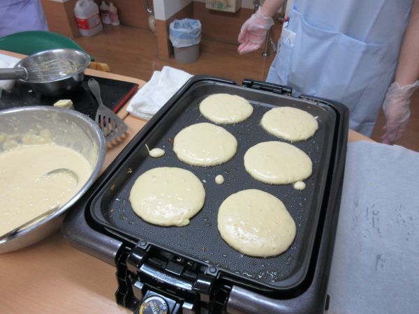パンケーキ作り🤗